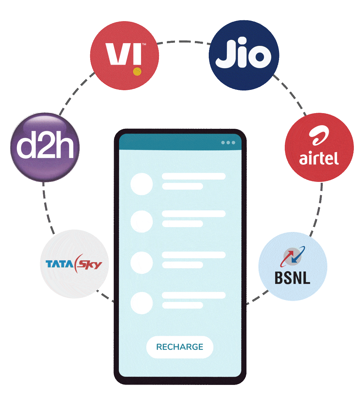 Recharge API Illustration